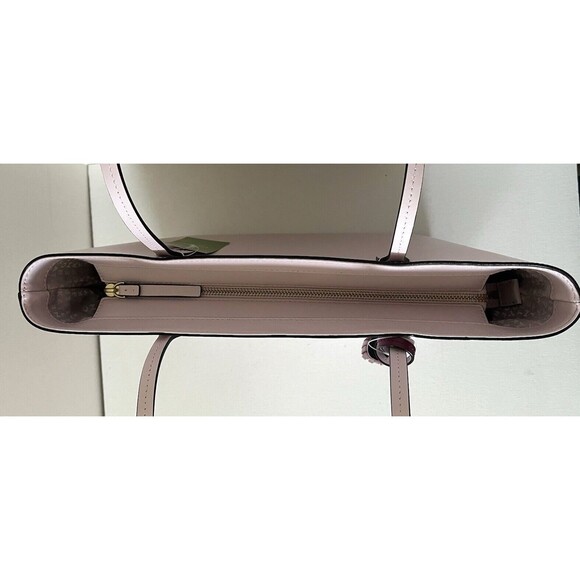 New Kate Spade Karla Wright Place Tote with tassel Plum Dawn / Rioja - Picture 6 of 6